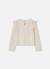 T-shirt fille en maille imprimé noeud Beige 4 - vertbaudet enfant 