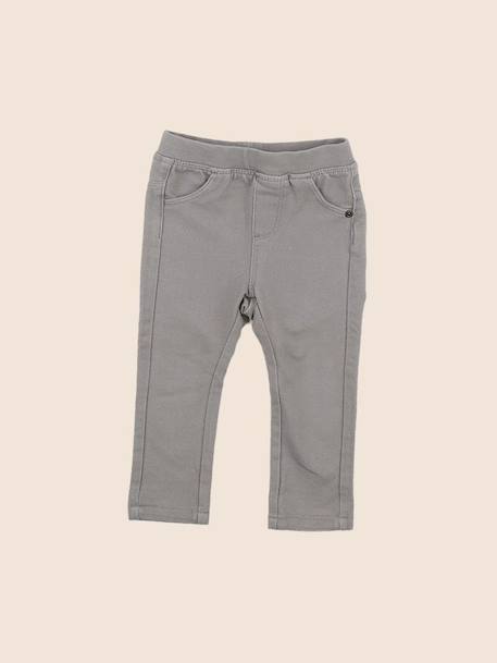 Jegging - 12 mois Gris 1 - vertbaudet enfant 