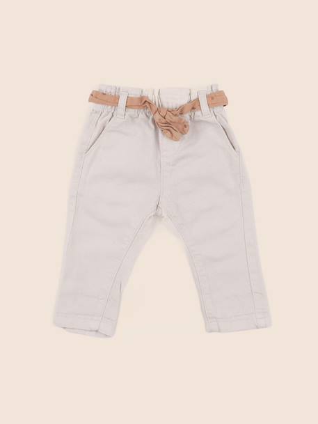 Pantalon - 3 mois Beige 1 - vertbaudet enfant 