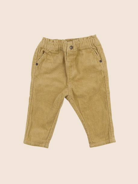 Pantalon - 9 mois Jaune 1 - vertbaudet enfant 