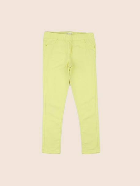 Jegging - 9 ans Jaune 1 - vertbaudet enfant 