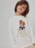 T-shirt garçon en maille imprimé chien Blanc 1 - vertbaudet enfant 