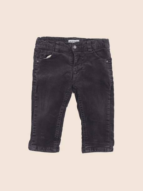 Pantalon - 9 mois Gris 1 - vertbaudet enfant 
