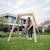 Balançoire évolutive en bois enfant avec siège bébé pour grandir et jouer en extérieur Naturel 2 - vertbaudet enfant 