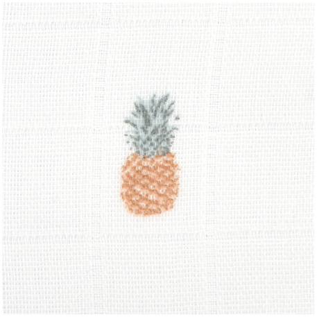 Parure de lit gaze de coton bio Ananas+Citrons+Petites oies 5 - vertbaudet enfant 