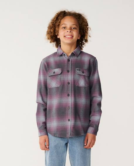 Garçon-Chemise-Chemise manches longues en flanelle count enfant