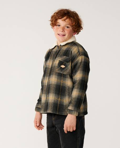 Veste sherpa garçon surf Black 2 - vertbaudet enfant 