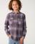 Chemise manches longues en flanelle count enfant Charcoal grey+Kaki rock+Taupe 6 - vertbaudet enfant 