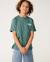 T-shirt à manches courtes garçon surf shack Muted green 6 - vertbaudet enfant 