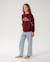 Sweat col rond archive dolphin fille Bone+Dark plum 10 - vertbaudet enfant 