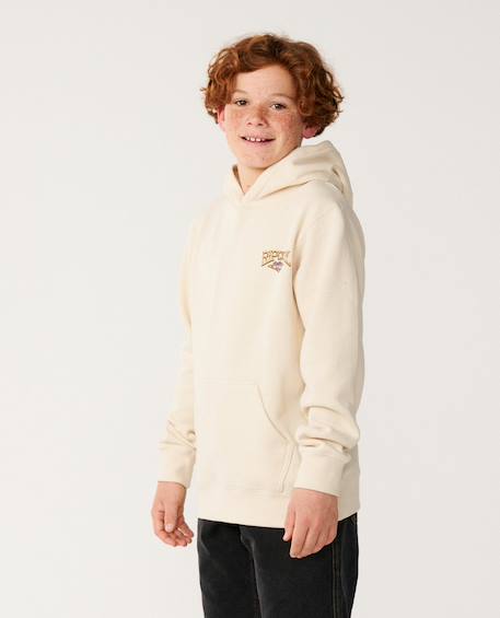 Sweat à capuche garçon air shred Pine night+Vintage white 8 - vertbaudet enfant 