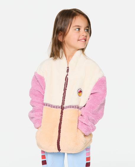 Fille-Pull, gilet, sweat-Polaire zippée fille surf revival heritage