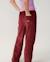 Pantalon en velour fille keepsakes washed Dark plum 5 - vertbaudet enfant 