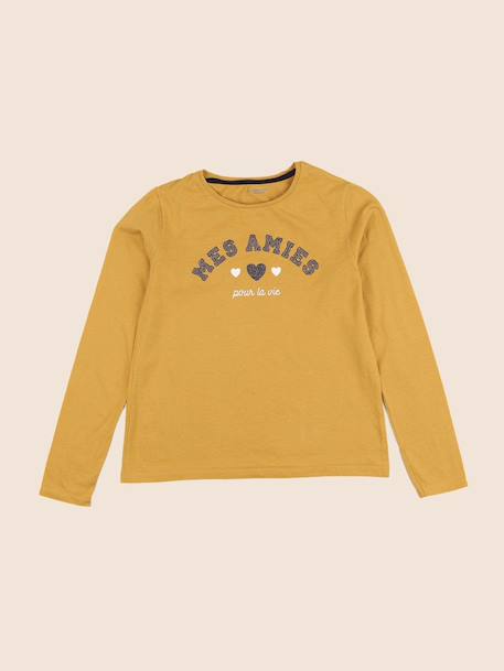 Tee-shirt - 10 ans Jaune 1 - vertbaudet enfant 