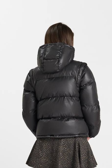 Doudoune à capuche ingegi Black 4 - vertbaudet enfant 