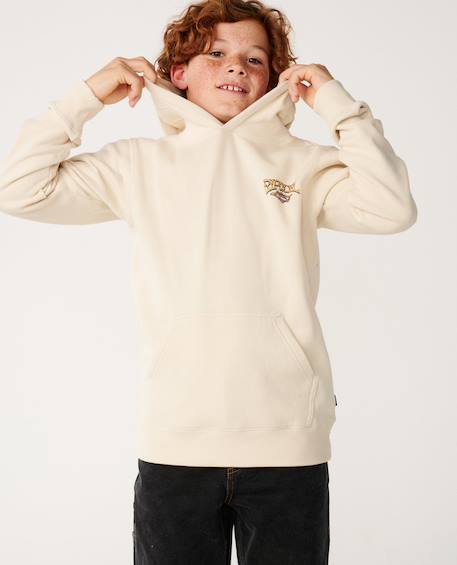 Sweat à capuche garçon air shred Pine night+Vintage white 12 - vertbaudet enfant 