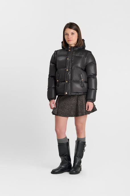 Doudoune à capuche ingegi Black 2 - vertbaudet enfant 