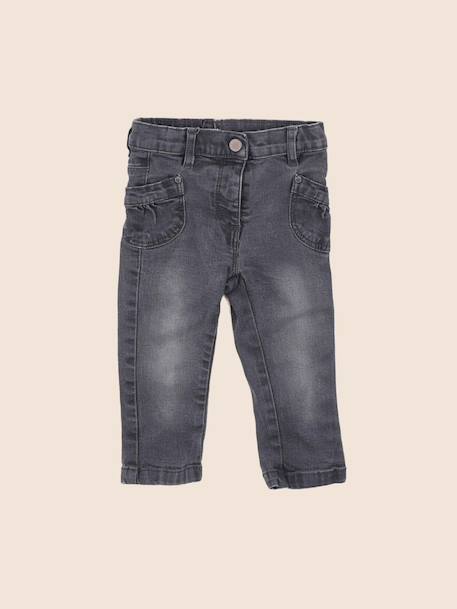 Jean - 12 mois Gris 1 - vertbaudet enfant 