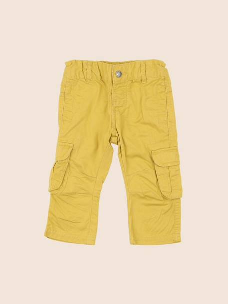 Pantalon - 12 mois Jaune 1 - vertbaudet enfant 