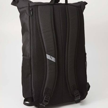 Sac à dos fille modèle roll top backpack Noir black 2 - vertbaudet enfant 