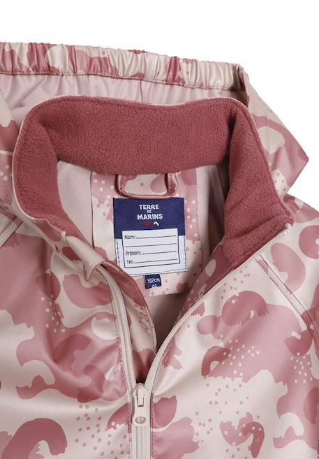 Ciré imperméable fille Fond rose imprime 3 - vertbaudet enfant 