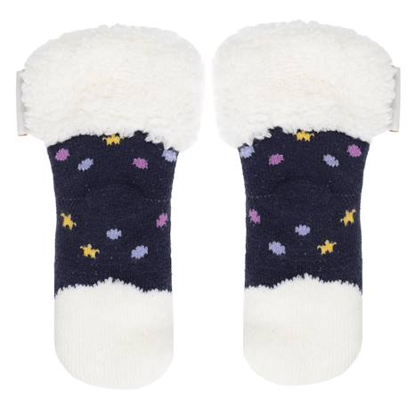 Chaussettes fourrées enfant marine 1/8 ans Marine 3 - vertbaudet enfant 