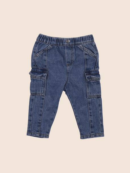 Jean - 6 mois Bleu 1 - vertbaudet enfant 