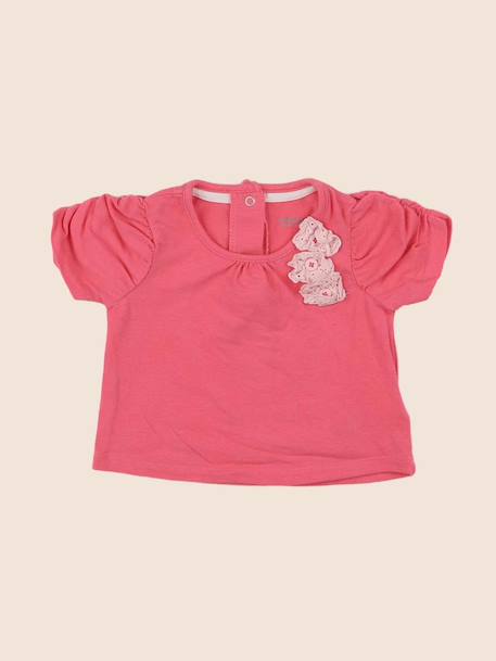 Tee-shirt - 6 mois Rose 1 - vertbaudet enfant 