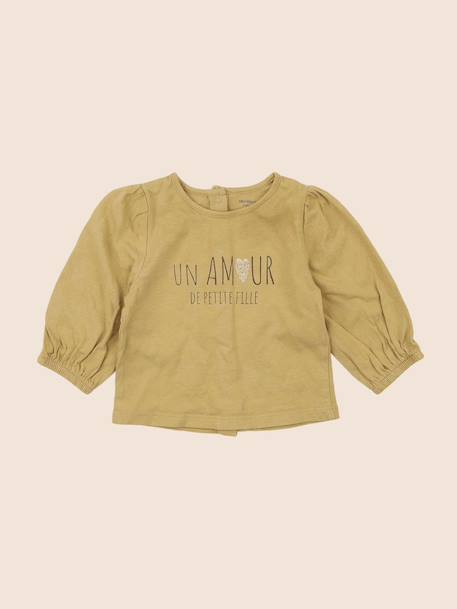 Tee-shirt - 3 mois Jaune 1 - vertbaudet enfant 