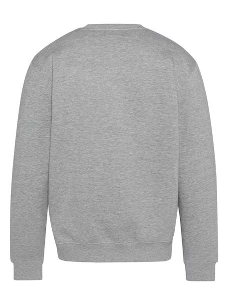 Sweatshirt col rond Gris chiné+Marine+Noir 5 - vertbaudet enfant 
