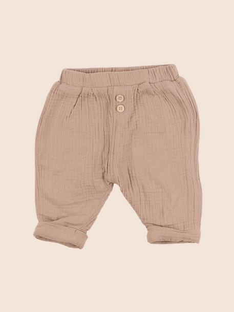 Pantalon doublé - 6 mois Marron 1 - vertbaudet enfant 