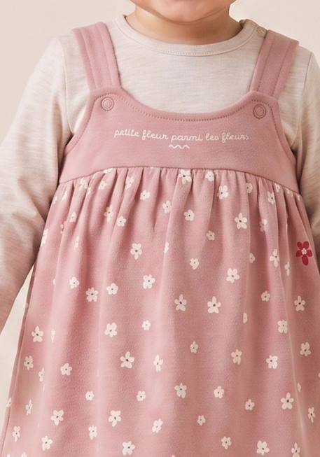 Ensemble robe + haut 100% coton bébé fille Rose 2 - vertbaudet enfant 