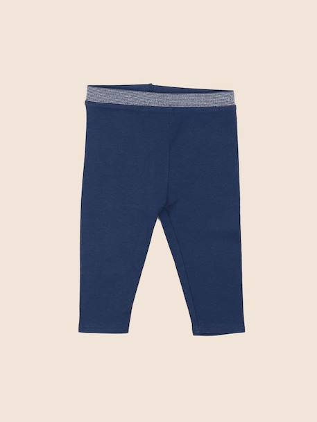 Legging - 6 mois Bleu, or 1 - vertbaudet enfant 