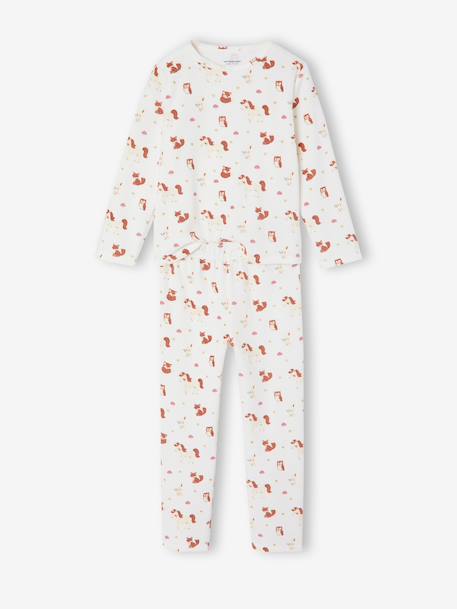 Lot de 2 pyjamas fille écru 2 - vertbaudet enfant 