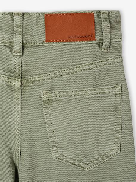 Pantalon fille large MorphologiK fin corail+kaki+vert de gris+vieux rose 16 - vertbaudet enfant 