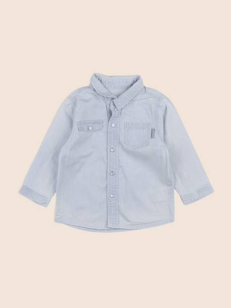 Chemise - 12 mois Bleu 1 - vertbaudet enfant 
