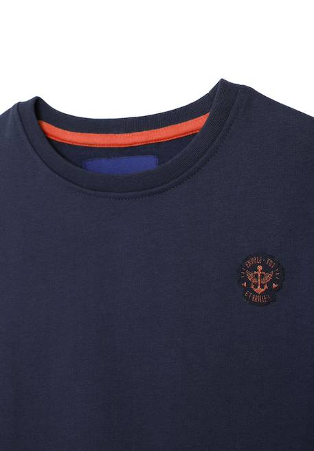 Robe manches longues 100% coton fille Indigo 2 - vertbaudet enfant 