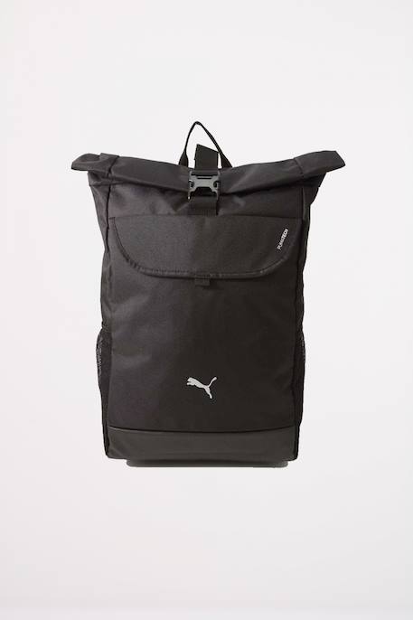 Sac à dos fille modèle roll top backpack Noir black 5 - vertbaudet enfant 