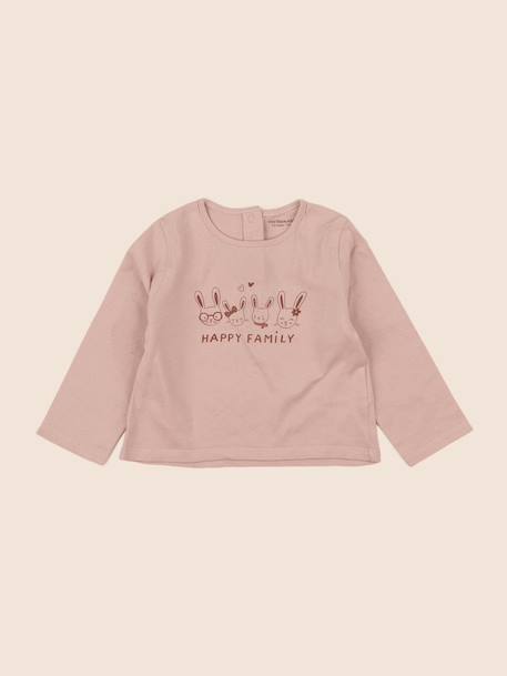 Tee-shirt - 12 mois Rose 1 - vertbaudet enfant 