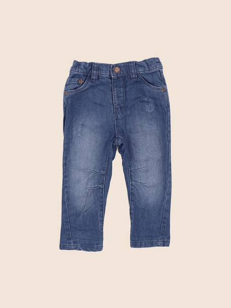 Jean - 6 mois Bleu 1 - vertbaudet enfant 