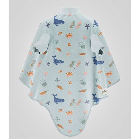 Bavoir boo évolutif 6 mois - 4 ans deep sea Gris 1 - vertbaudet enfant 