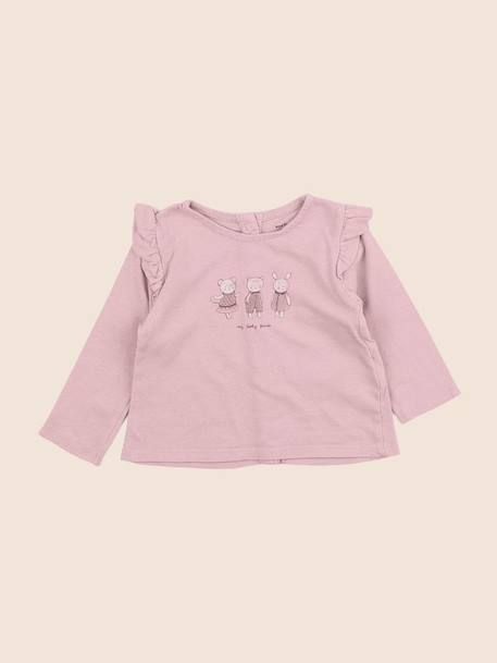 Tee-shirt - 6 mois Rose 1 - vertbaudet enfant 