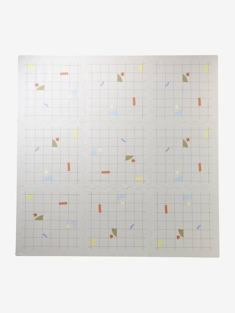 Grand tapis 9 dalles en mousse beige+Cherry+mauve+pois+terrazzo 3 - vertbaudet enfant 