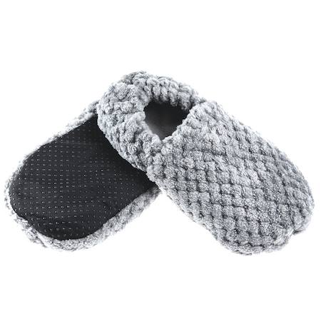 Chaussons chauffants - du 36 au 42 Beige+Bordeaux+Caramel+Céleste+Corail+Gris+Gris pailleté+Lavande+Noir+Prune+Rose+Vert pastel 26 - vertbaudet enfant 