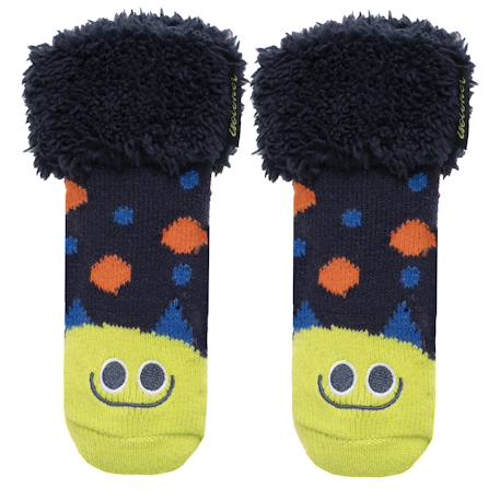 Chaussettes fourrées enfant vert 1/8 ans Marine 1 - vertbaudet enfant 