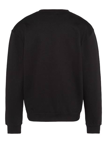 Sweatshirt col rond Gris chiné+Marine+Noir 15 - vertbaudet enfant 