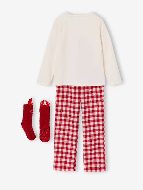 Coffret pyjama fille avec chaussettes écru 6 - vertbaudet enfant 