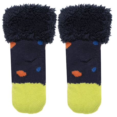 Chaussettes fourrées enfant vert 1/8 ans Marine 3 - vertbaudet enfant 