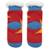 Chaussettes fourrées enfant rouge 1/8 ans Rouge 3 - vertbaudet enfant 