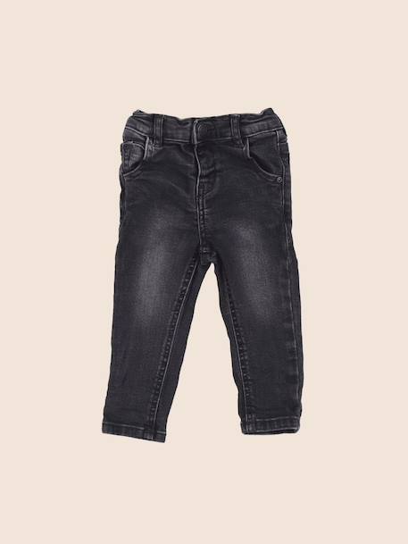 Jean - 9 mois Gris 1 - vertbaudet enfant 